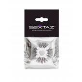 Эластичное эрекционное кольцо с черными «ресничками» - Sextaz - в Бийске купить с доставкой