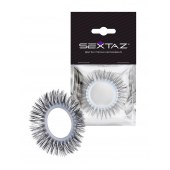 Круглое эрекционное кольцо с длинными «ресничками» - Sextaz - в Бийске купить с доставкой