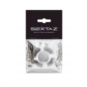 Эластичное кольцо с «ресничками» и 4 шариками - Sextaz - в Бийске купить с доставкой