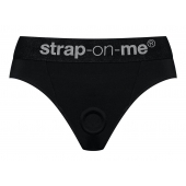 Черные трусики для насадок Heroine Lingerie Harness - size XL - Strap-on-me - купить с доставкой в Бийске