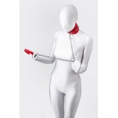 Красный ошейник с подкладкой из меха - ToyFa - купить с доставкой в Бийске