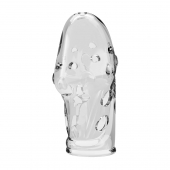 Прозрачная насадка на пенис Booker - 8 см. - Baile - в Бийске купить с доставкой