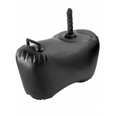 Черное надувное кресло с платформой для фиксации дилдо Body Dock Inflatable Love Seat - Pipedream - купить с доставкой в Бийске