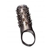 Дымчатая насадка на пенис с выпуклостями - 12 см. - Sex Expert - в Бийске купить с доставкой