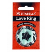 Цветное эрекционное кольцо с 5 бусинами Love Ring - Sitabella - в Бийске купить с доставкой