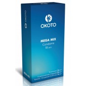 Презервативы OKOTO Mega Mix - 18 шт. - Sitabella - купить с доставкой в Бийске