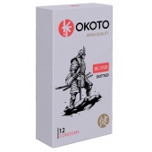 Точечные презервативы OKOTO Dotted - 12 шт. - Sitabella - купить с доставкой в Бийске