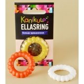 Цветное рельефное эрекционное кольцо Ellasring - Sitabella - в Бийске купить с доставкой