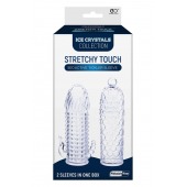 Набор из 2 прозрачных насадок на член Seductive Tickler Sleeves Set - NMC - в Бийске купить с доставкой