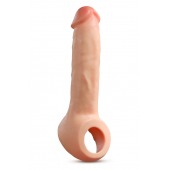 Телесная насадка-удлинитель Thrive 8.75 Inch Realistic Penis Extender Sleeve - 22,2 см. - Blush Novelties - в Бийске купить с доставкой