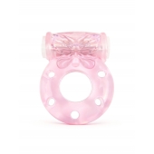 Розовое эрекционное виброкольцо с бабочкой - 1137 - в Бийске купить с доставкой