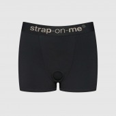 Черные трусики-боксеры для фиксации насадок Strap-on-me Harness Lingerie Allure - size L - Strap-on-me - купить с доставкой в Бийске
