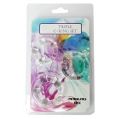 Набор из 3 эрекционных прозрачных колец - Boys of Toys - в Бийске купить с доставкой