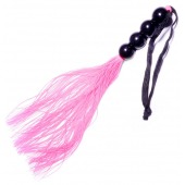 Розовая силиконовая плеть - 35,5 см. - Boys of Toys - купить с доставкой в Бийске