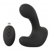 Черная анальная вибропробка с функцией расширения RC Butt Plug with 3 functions - Orion - в Бийске купить с доставкой