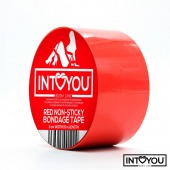 Красный скотч для фиксации Non-Sticky Bondage Tape - 15 м. - Intoyou - купить с доставкой в Бийске