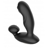 Черный вибромассажер простаты с вращающимся шариком - Secwell - в Бийске купить с доставкой