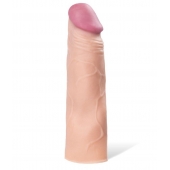 Реалистичная насадка с ярко выраженной головкой - 16,5 см. - A-toys - в Бийске купить с доставкой Реалистичная насадка с ярко выраженной головкой - 16,5 см. - A-toys - в Бийске купить с доставкой