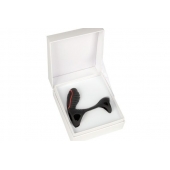 Чёрная насадка на фаллос Gladiator + LRS  с трехкнопочным пультом управления - Adrien Lastic - в Бийске купить с доставкой