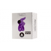 Эрекционное кольцо с подхватом мошонки и стимуляцией клитора Bullet Lastic Ring - Adrien Lastic - в Бийске купить с доставкой