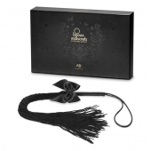 Чёрная плётка Lilly Whip Bijoux - Bijoux Indiscrets - купить с доставкой в Бийске