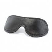 Кожаная маска на глаза - БДСМ Арсенал - купить с доставкой в Бийске