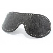 Кожаная маска на глаза - БДСМ Арсенал - купить с доставкой в Бийске