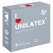 Презервативы с точками Unilatex Dotted - 3 шт. - Unilatex - купить с доставкой в Бийске