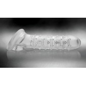 Утолщающая ребристая насадка на пенис - Доминирующее кольцо - в Бийске купить с доставкой