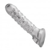 Утолщающая ребристая насадка на пенис - Доминирующее кольцо - в Бийске купить с доставкой