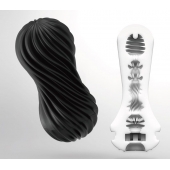 Мастурбатор FLEX Rocky Black с плотным рельефом - Tenga - в Бийске купить с доставкой