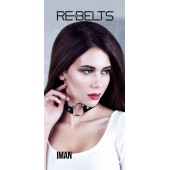 Чёрный чокер-кляп Iman Black - Rebelts - купить с доставкой в Бийске