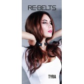 Чёрный кожаный чокер-кляп Tyra Black - Rebelts - купить с доставкой в Бийске