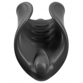 Чёрный мастурбатор Vibrating Silicone Stimulator с вибрацией - Pipedream - в Бийске купить с доставкой
