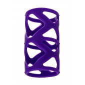 Фиолетовая насадка-сетка на пенис - 7,5 см. - A-toys - в Бийске купить с доставкой