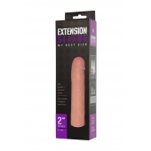 Насадка-удлинитель Extension sleeve телесного цвета - 18,5 см. - Sitabella - в Бийске купить с доставкой