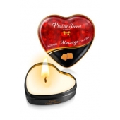 Массажная свеча с ароматом карамели Bougie Massage Candle - 35 мл. - Plaisir Secret - купить с доставкой в Бийске