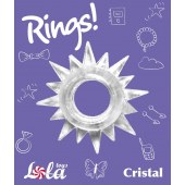 Прозрачное эрекционное кольцо Rings Cristal - Lola Games - в Бийске купить с доставкой