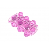 Розовая насадка на пенис Rings Armour - Lola Games - в Бийске купить с доставкой