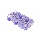 Фиолетовая насадка на пенис Rings Armour - Lola Games - в Бийске купить с доставкой