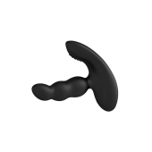 Черный силиконовый стимулятор простаты Levett Nitoc с пультом ДУ - Levett - в Бийске купить с доставкой