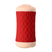 Двухсторонний мастурбатор JOS  NADIN в красном цилиндре - JOS - в Бийске купить с доставкой