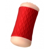 Двухсторонний мастурбатор JOS  NADIN в красном цилиндре - JOS - в Бийске купить с доставкой