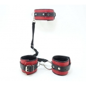 Кожаный БДСМ-набор - БДСМ Арсенал - купить с доставкой в Бийске