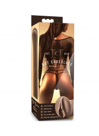 Коричневый мастубратор-вагина Nicole s Kitty - Blush Novelties - в Бийске купить с доставкой