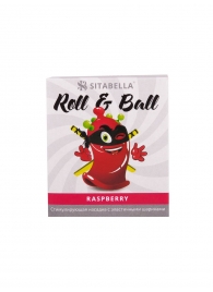 Стимулирующий презерватив-насадка Roll   Ball Raspberry - Sitabella - купить с доставкой в Бийске