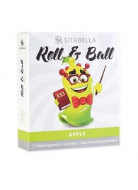 Стимулирующий презерватив-насадка Roll   Ball Apple - Sitabella - купить с доставкой в Бийске