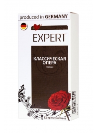 Гладкие презервативы Expert  Классическая опера  - 12 шт. - Expert - купить с доставкой в Бийске