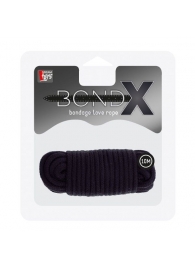 Черная веревка для связывания BONDX LOVE ROPE - 10 м. - Dream Toys - купить с доставкой в Бийске