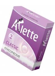 Классические презервативы Arlette Classic - 3 шт. - Arlette - купить с доставкой в Бийске